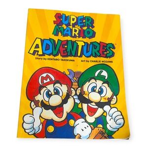 Super Mario Adventures Graphic Novel VIZ Media Kentaro Takekuma Charlie Nozawa‎